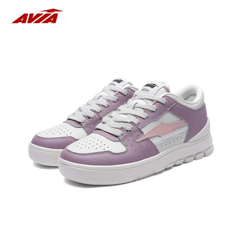 AVIA825R女款紫白粉明星同款复古潮流球鞋时尚低帮透气运动鞋DB