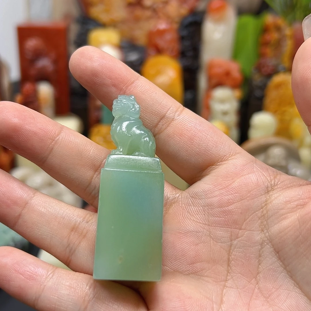 聿***旦寿山石印章雕刻工艺