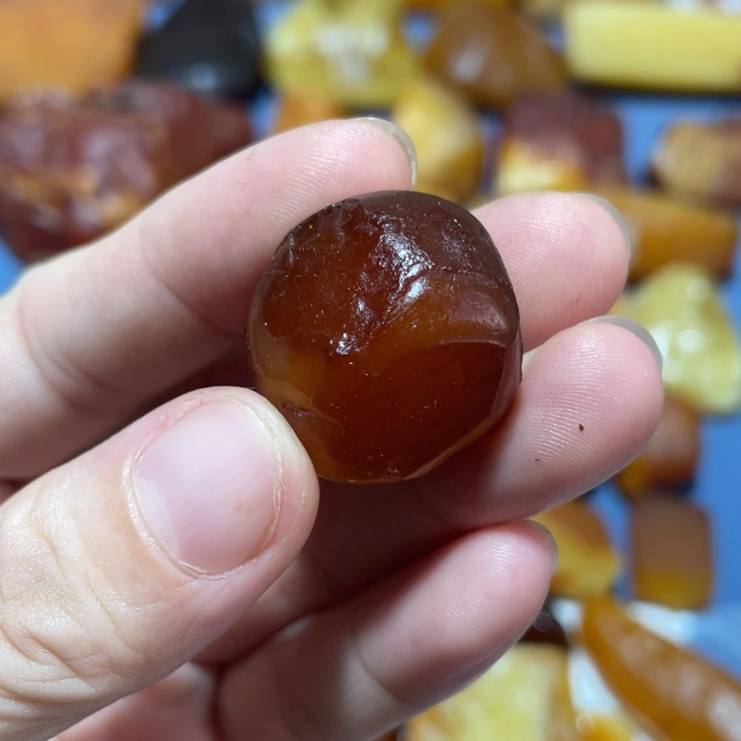 定制蜜蜡未镶嵌算盘珠