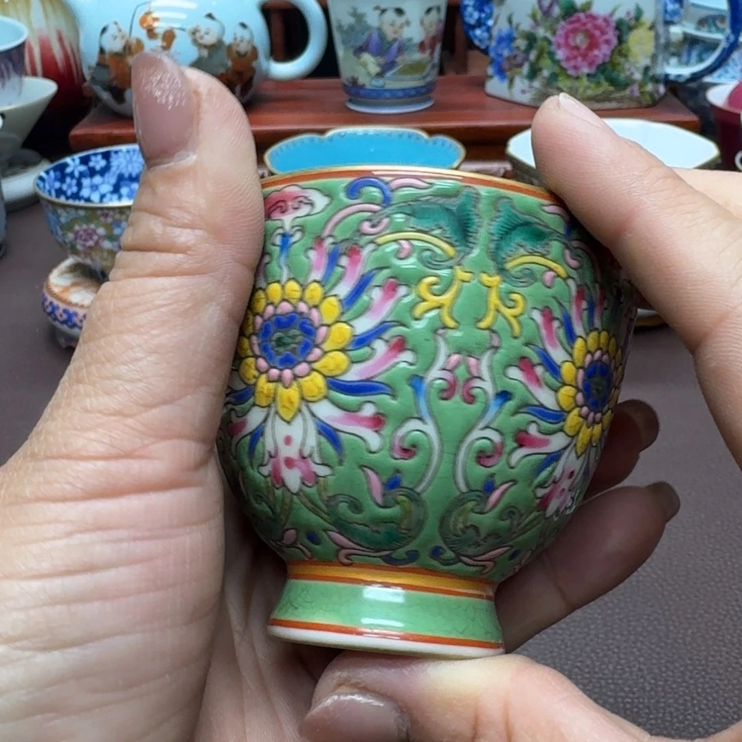 瓷片景德镇仿古手工制作精品展示