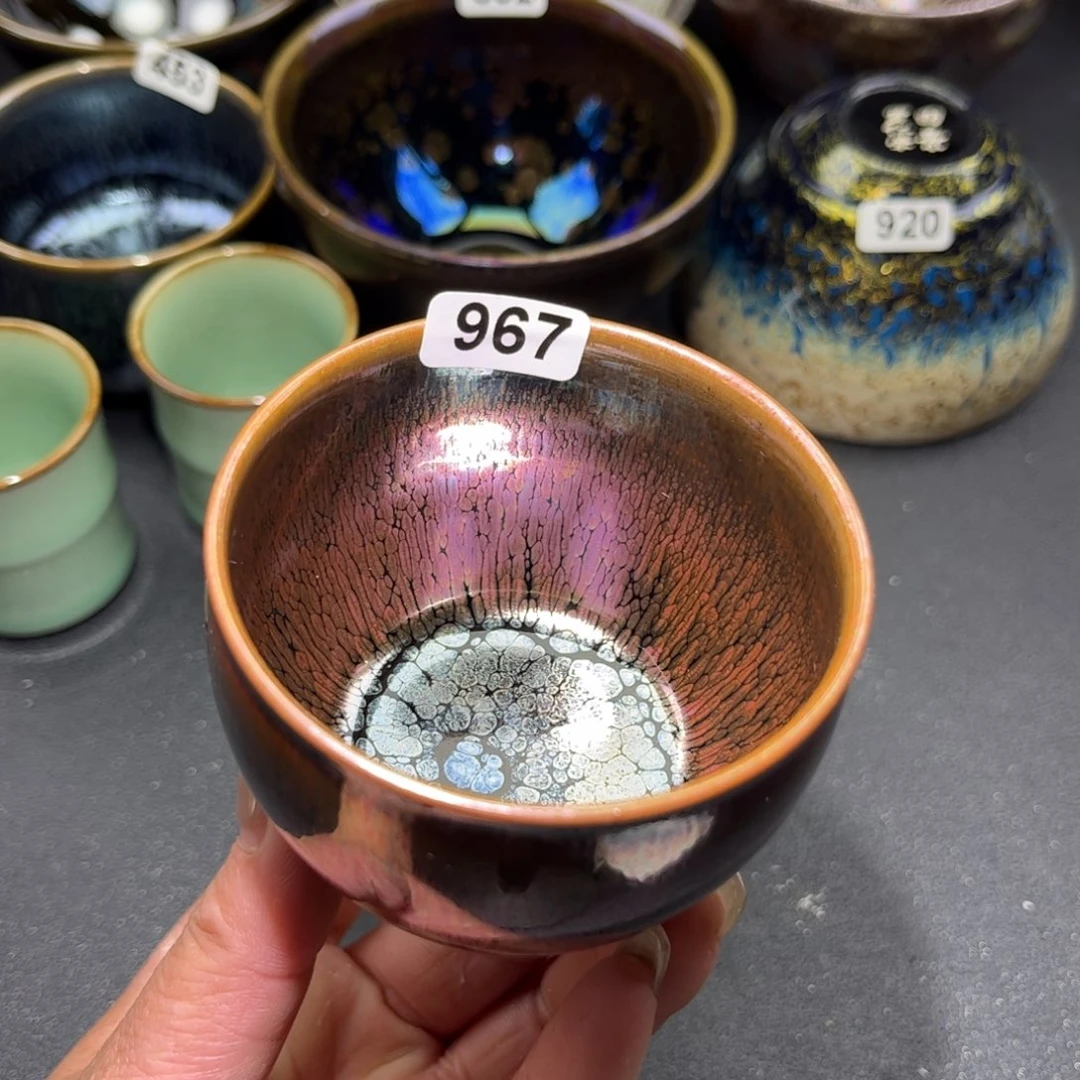 茶盏967 建盏单盏放大漏……