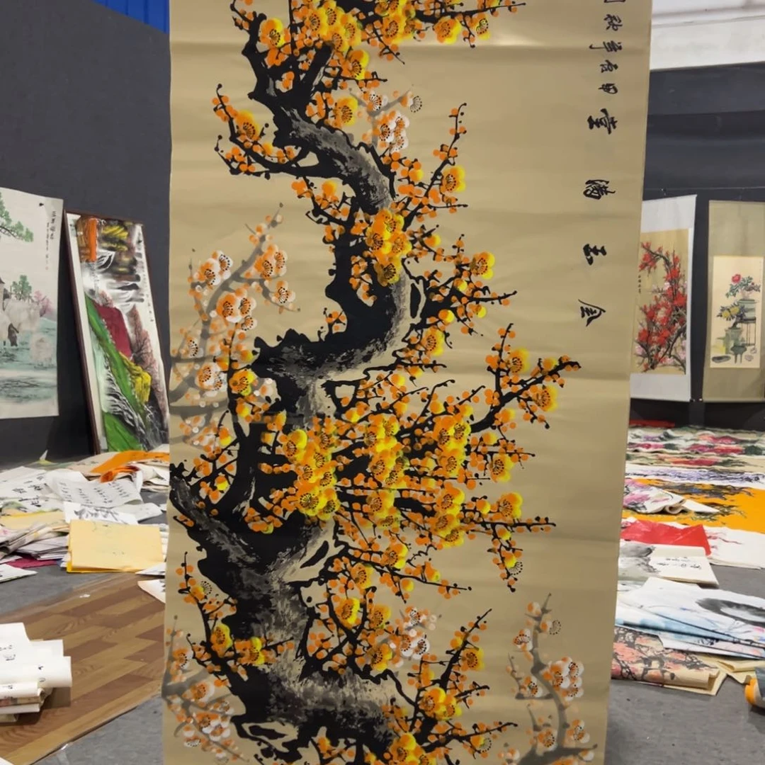 国画国画作品画心一张