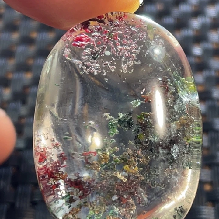 水晶颈饰未镶嵌执**心