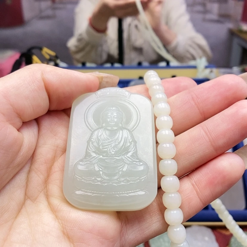 【闪购商品】和田玉颈饰未镶嵌质**渝