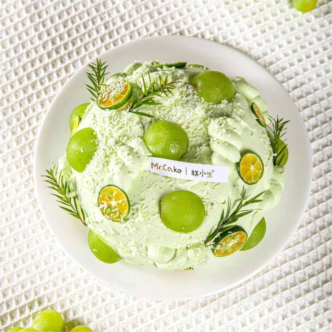 【春季新品】5英寸一抹春意半糖蛋糕|冷藏保存