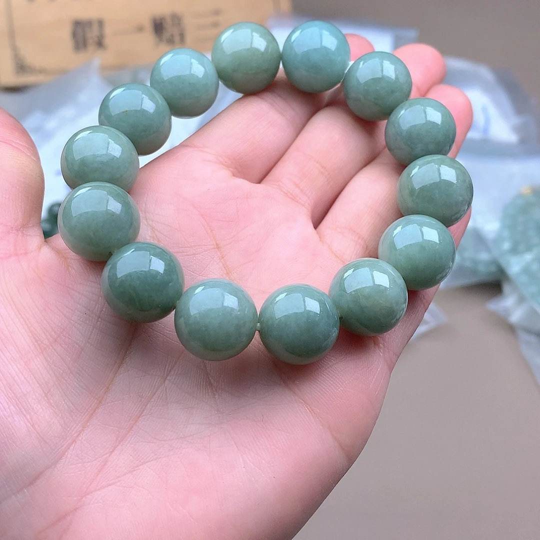 未镶嵌手串定制翡翠