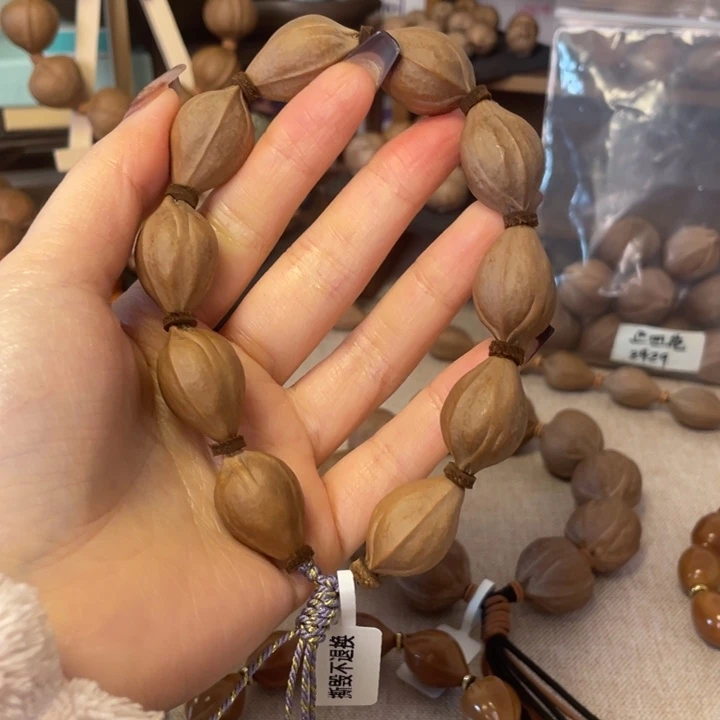 手串/手链橄榄核梅林铁核16.26头货三面佛