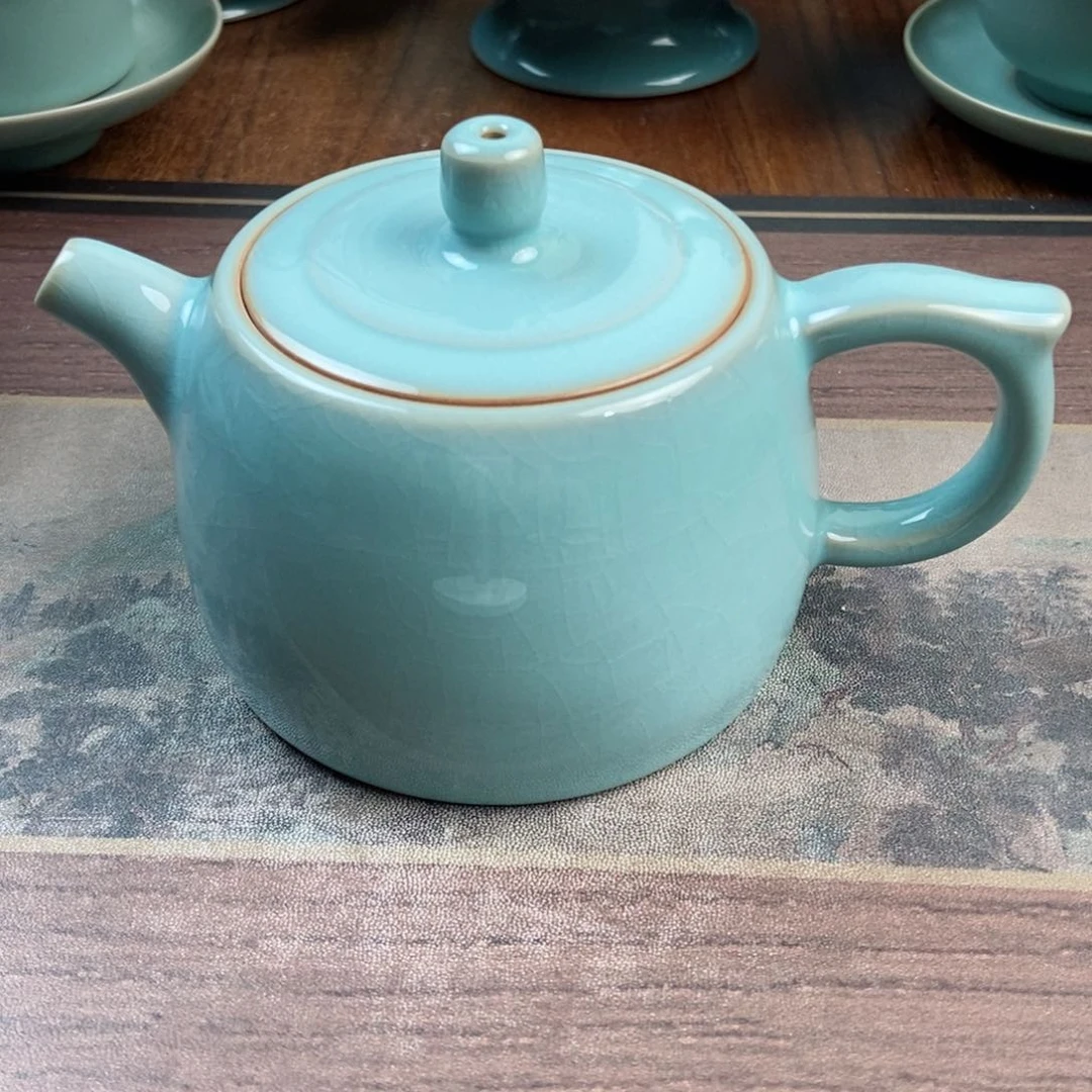 摆件陶原产地原矿汝瓷～茶器