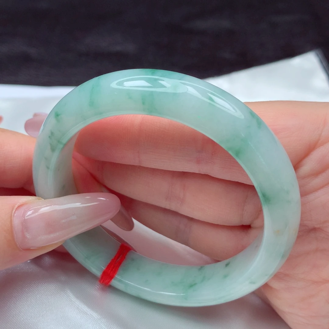 翡翠未镶嵌手镯手镯55