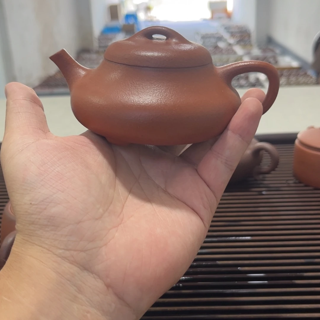 茶壶紫砂原矿0添加半手工制，假一罚十