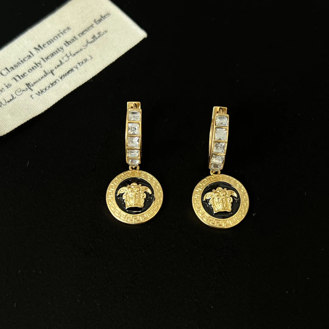 铜合金耳饰 复古时尚超亮耳环1685