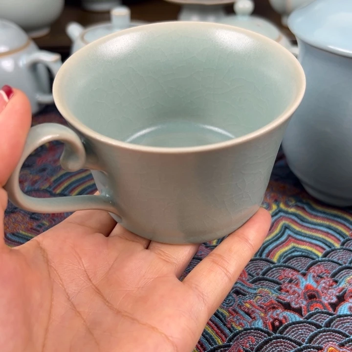 仿古釉水可乐杯全