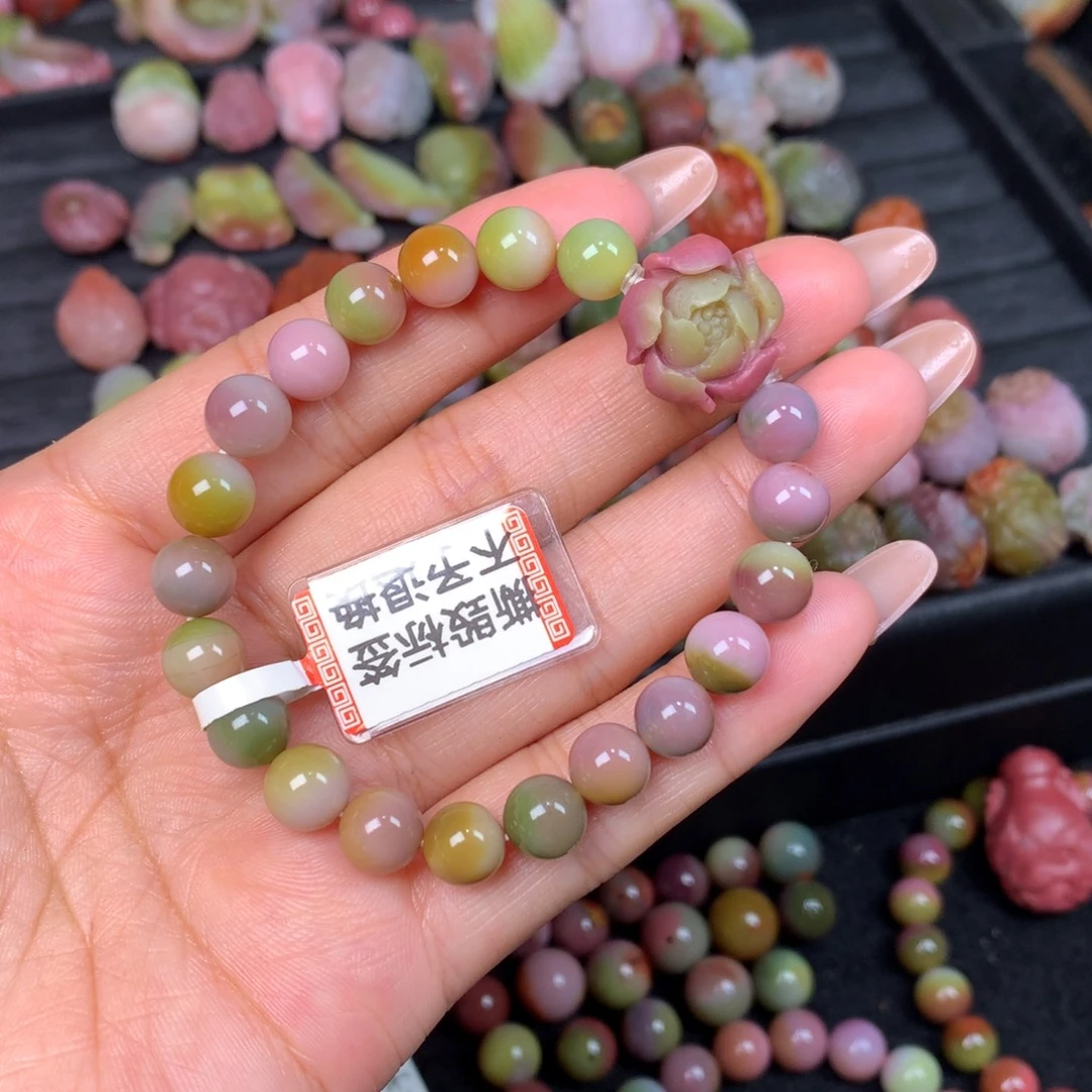 玛瑙/玉髓未镶嵌手链8+