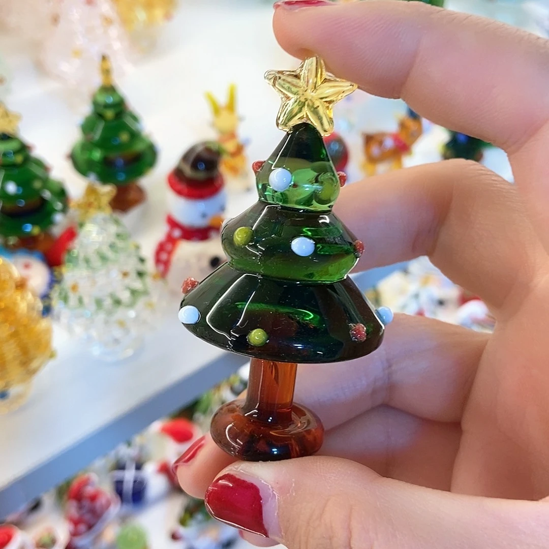琉璃手工艺品圣诞树