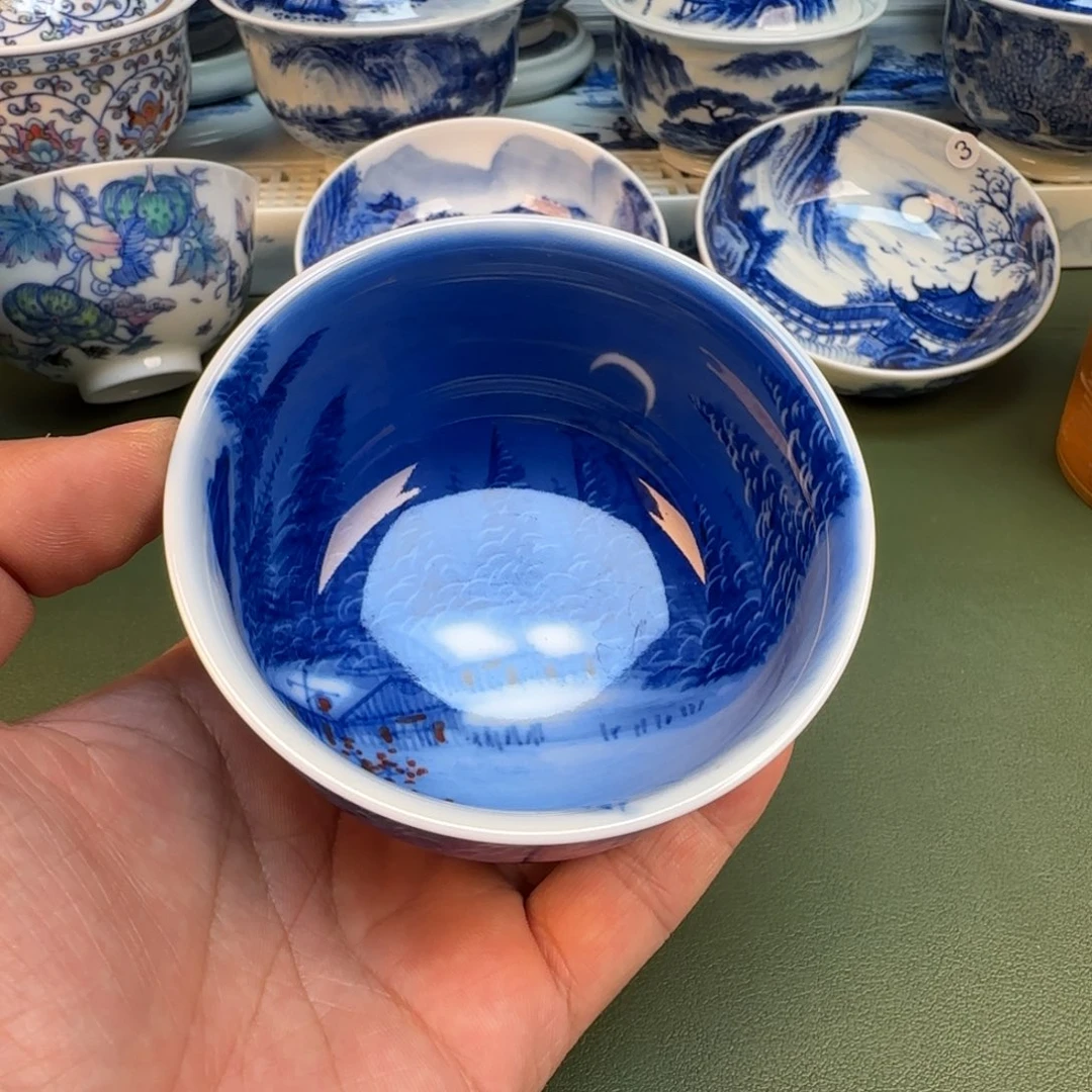 纯手工纯手绘茶具石头6