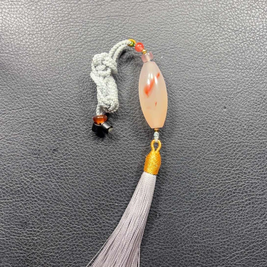 南红玛瑙未镶嵌冰飘桶珠