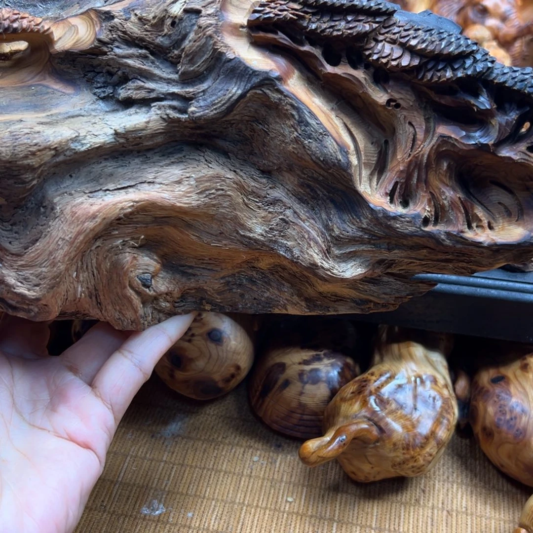 阿***黄柏木（崖柏）崖柏陈化老料手把件