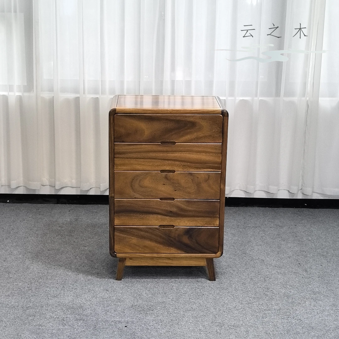 （专属）乌金木花架 南美胡桃木 新中式实木家具