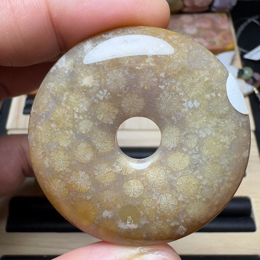 未镶嵌纯天然色有机玉石保真色硅化玉
