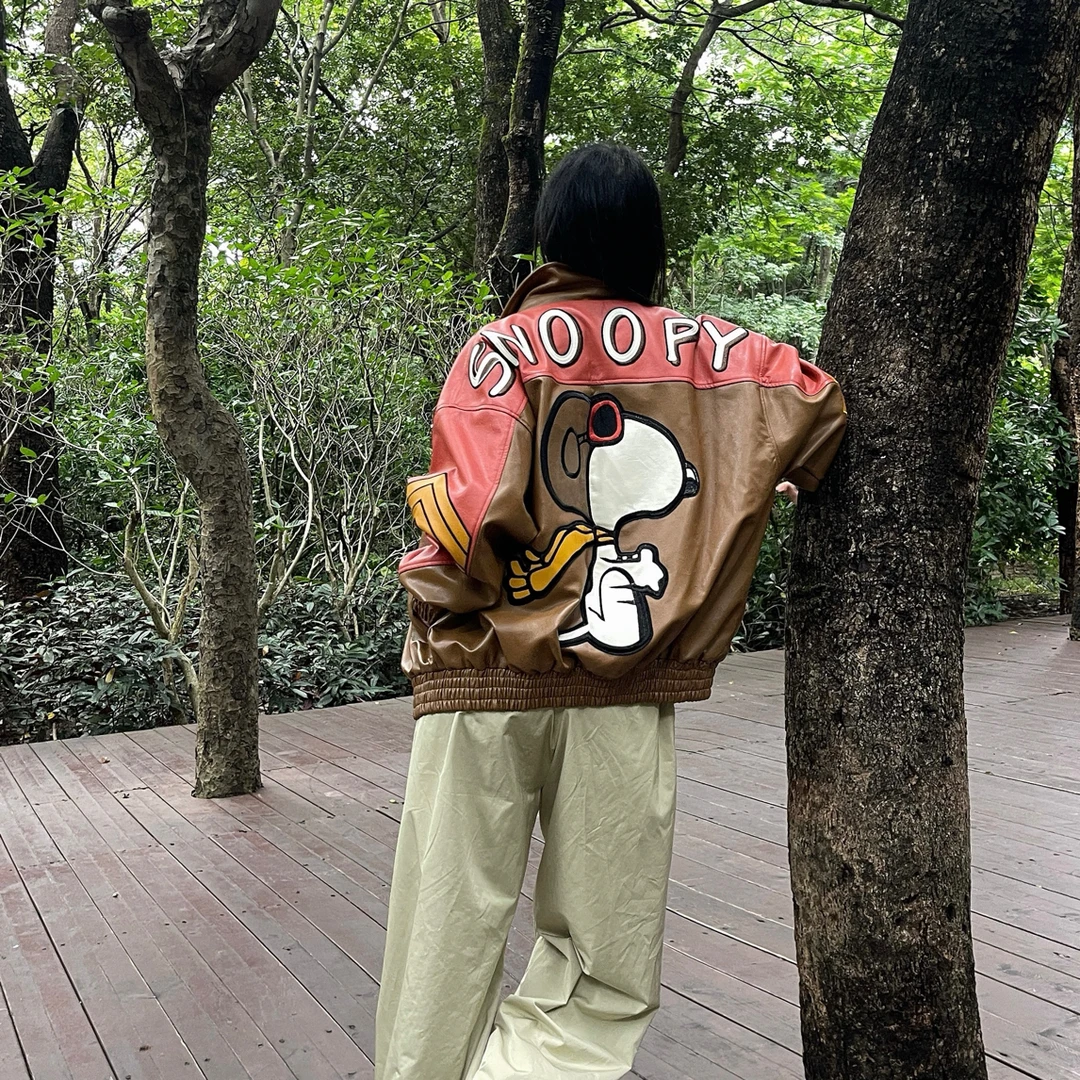 V77王牌飞行员小史—美式复古小众设计经典男女同款皮衣外套