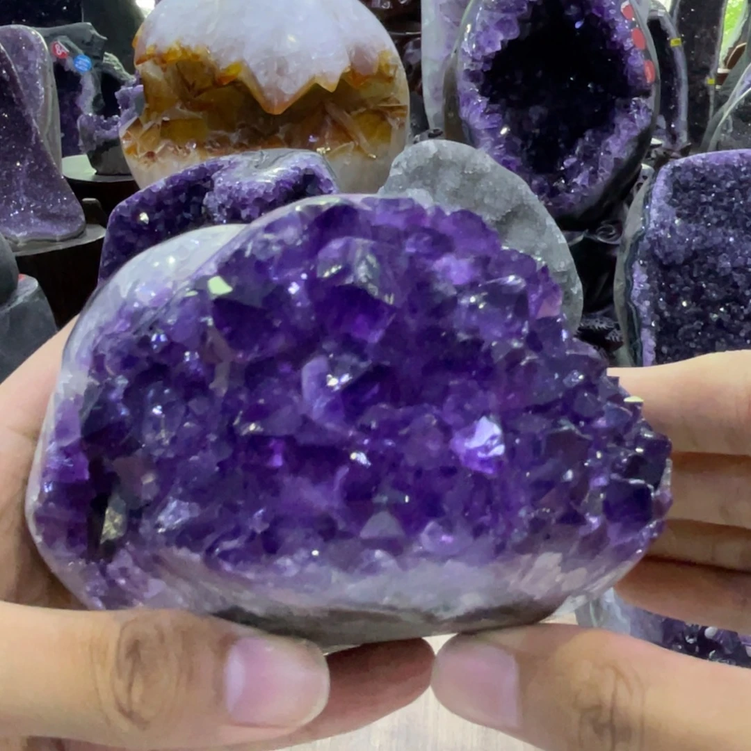 未镶嵌珠宝半成品紫晶