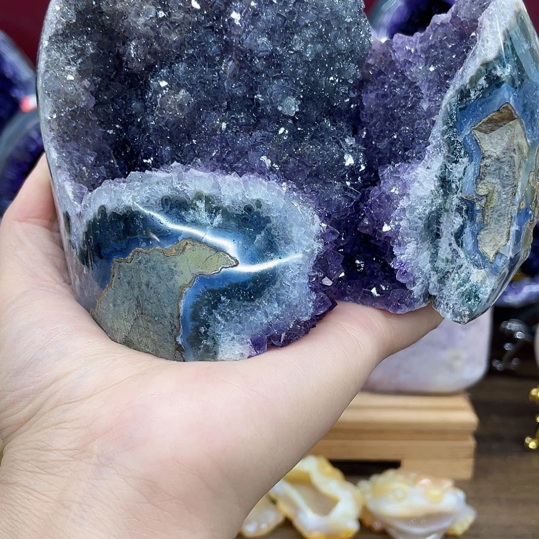 未镶嵌大型摆件（非配饰）紫晶