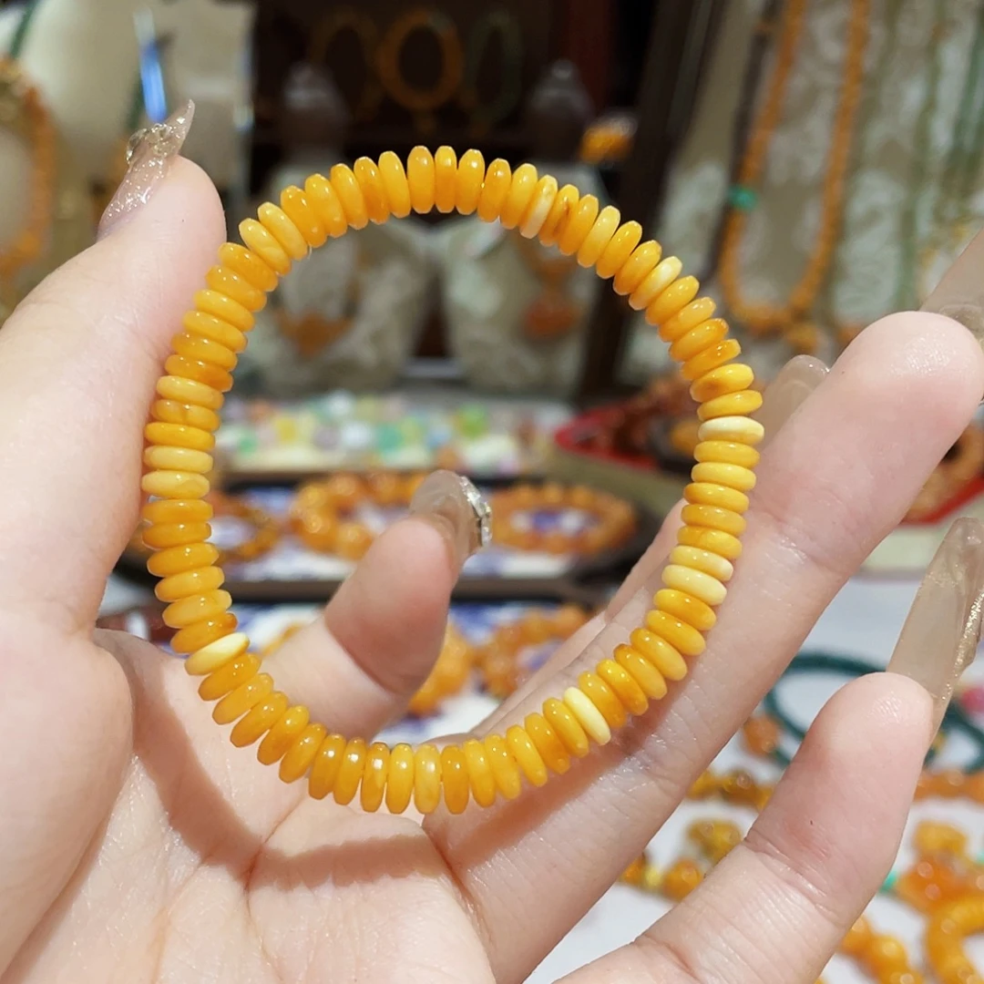 蜜蜡未镶嵌手链手串