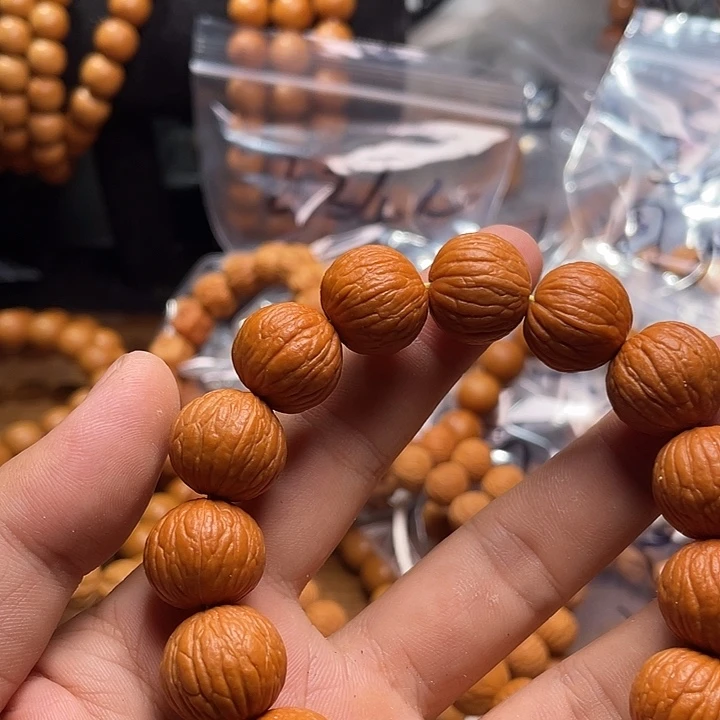 手串猴头核桃原皮凤羽16