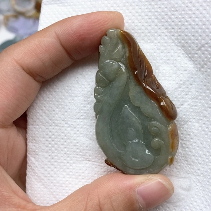 翡翠未镶嵌颈饰天然缅甸翡翠