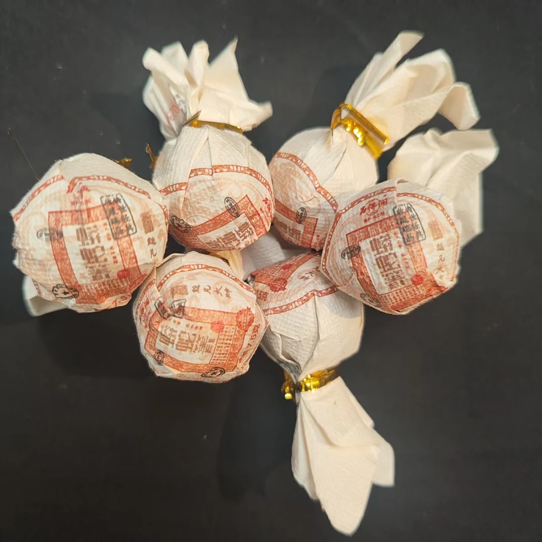 石佛洞2023年蟒蛇箐熟茶龙珠 6粒