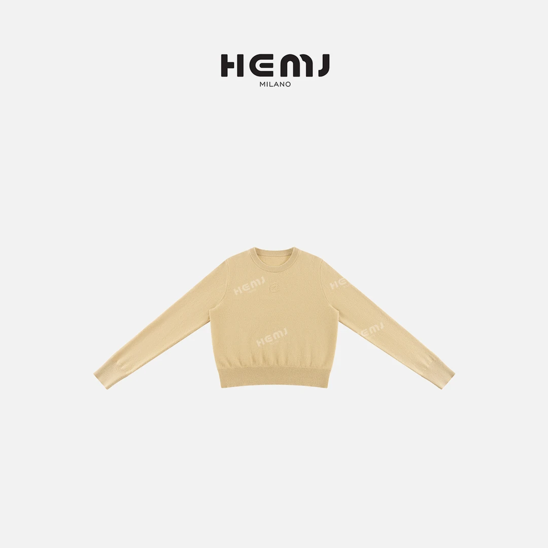 HEMJ 和梦洁25年春款优质全羊毛纱线轻便舒适透气耐穿 MC1D4214