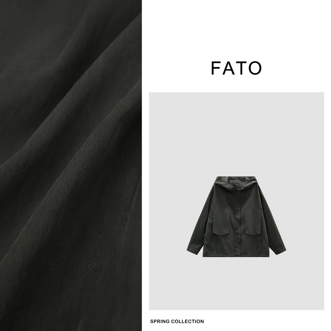 fattonny郑买买【漫游者】欧若风百搭款宽松显瘦风衣外套 YZ50106W1