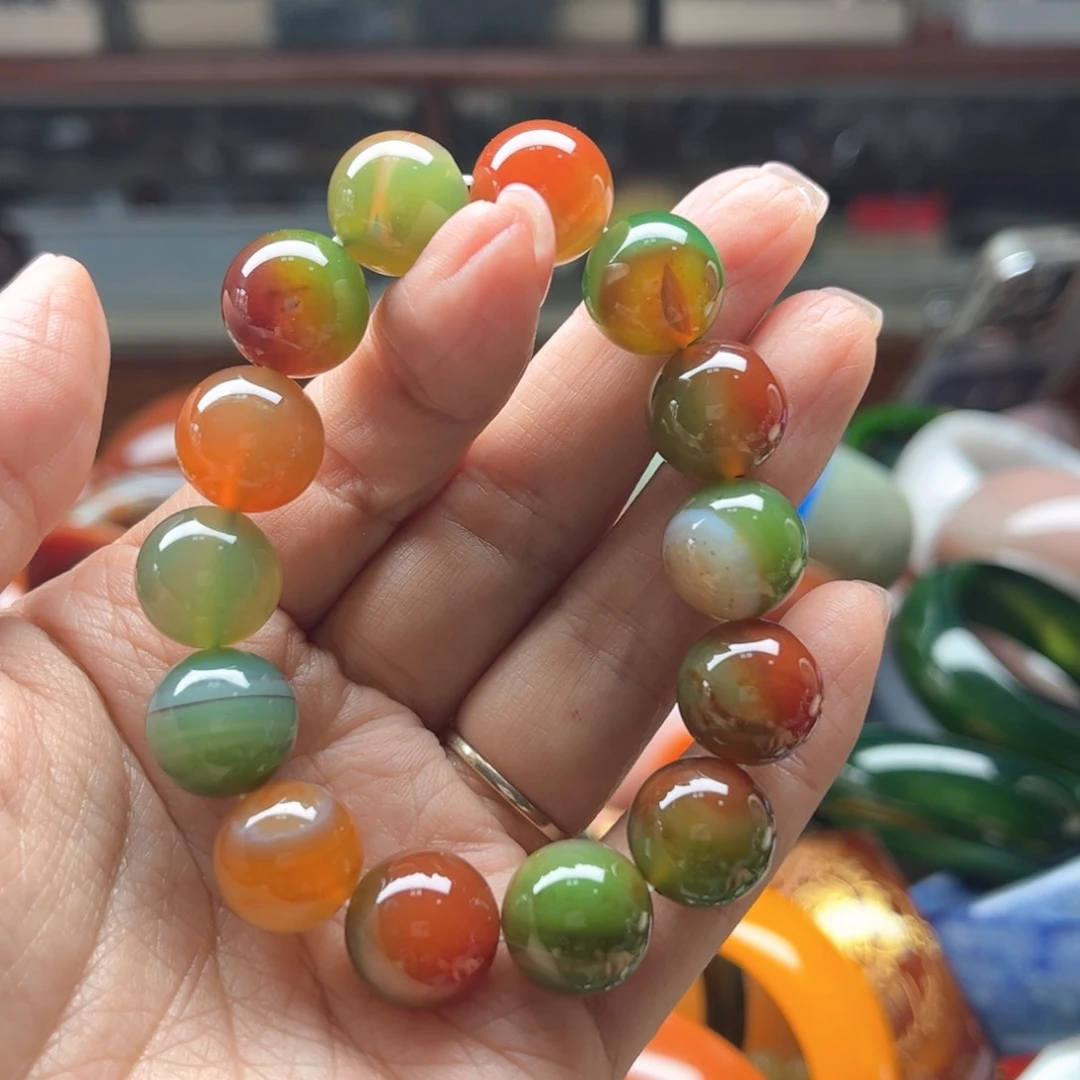 玛瑙/玉髓手链未镶嵌