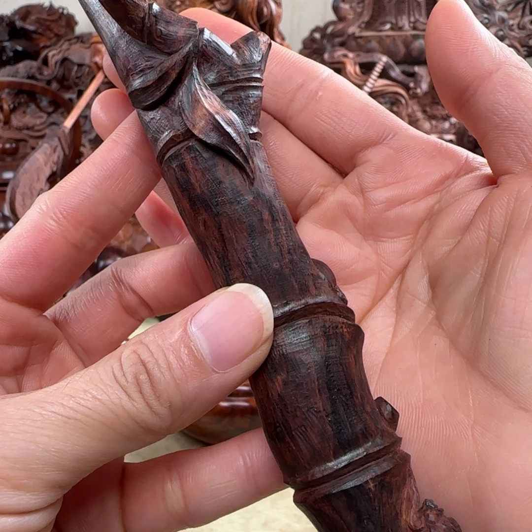 黄花梨/降香黄檀把件知足常乐 手把件