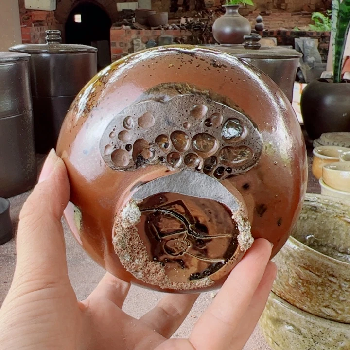 坭兴陶贵台龙窑柴烧茶器A191