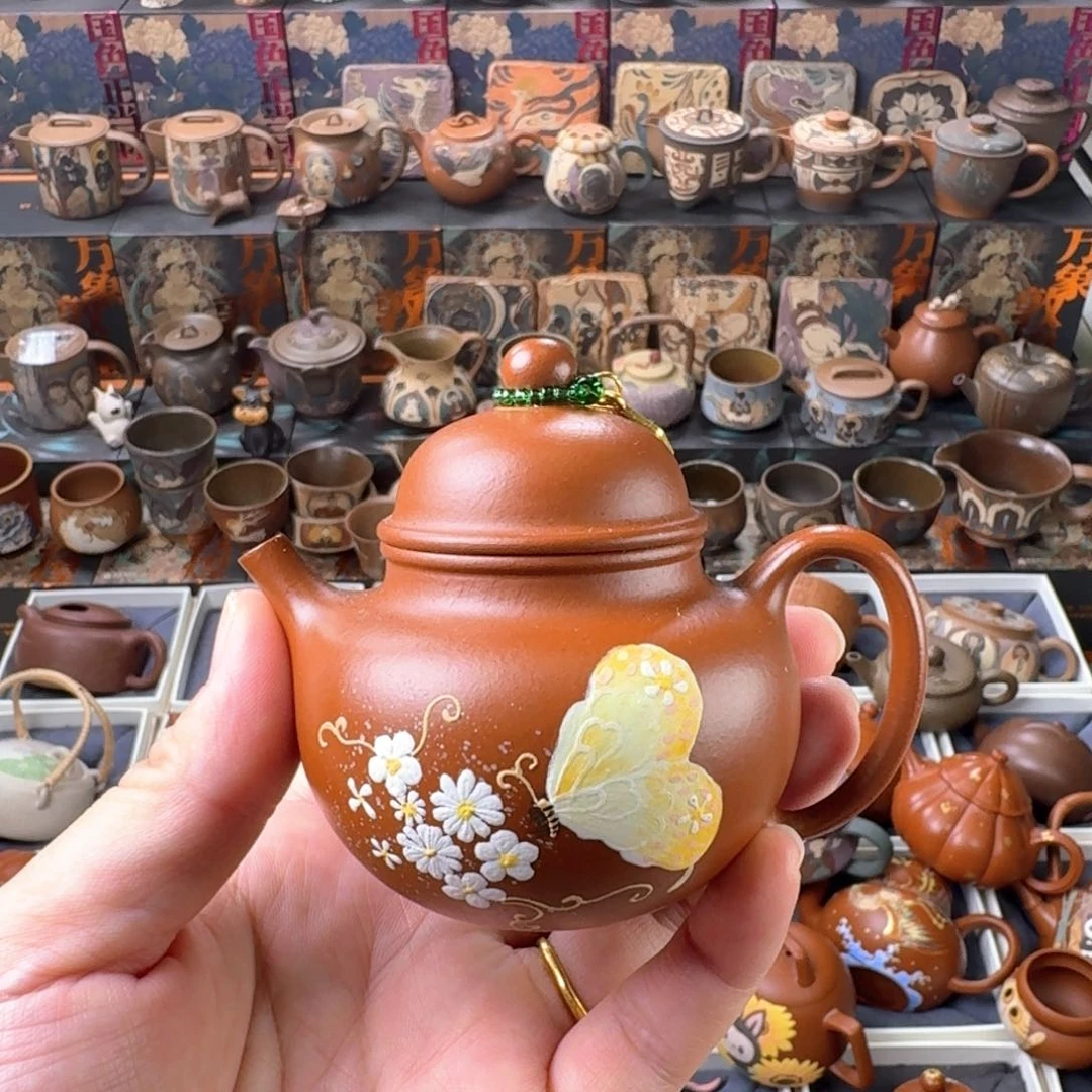 茶壶紫砂125ml原矿精工半手