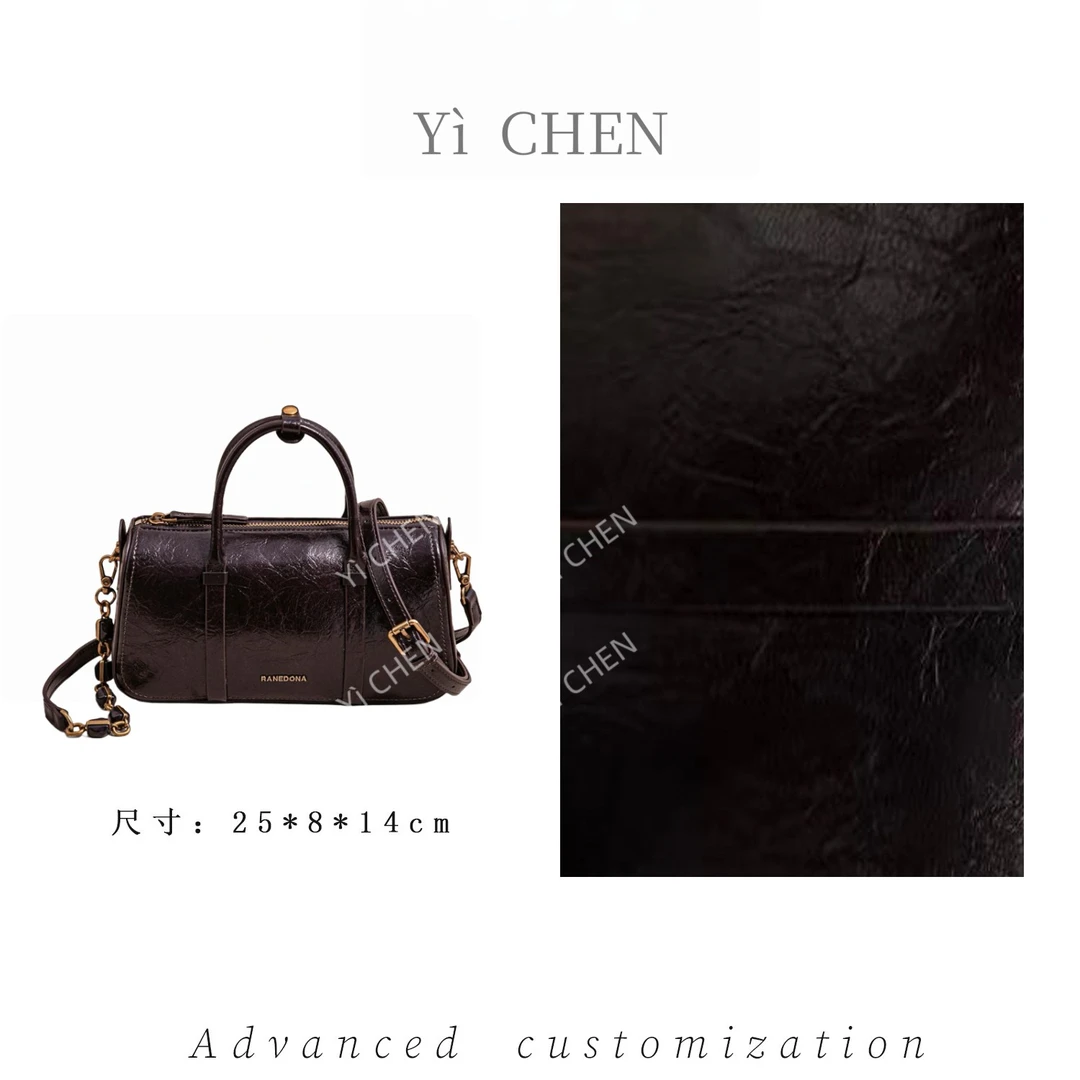 【Yì CHEN】SK-83197-乌木色简约时尚女士新款轻奢单肩斜跨包