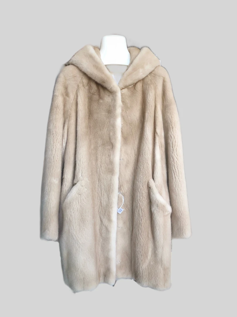 不用看图，水貂大衣下单