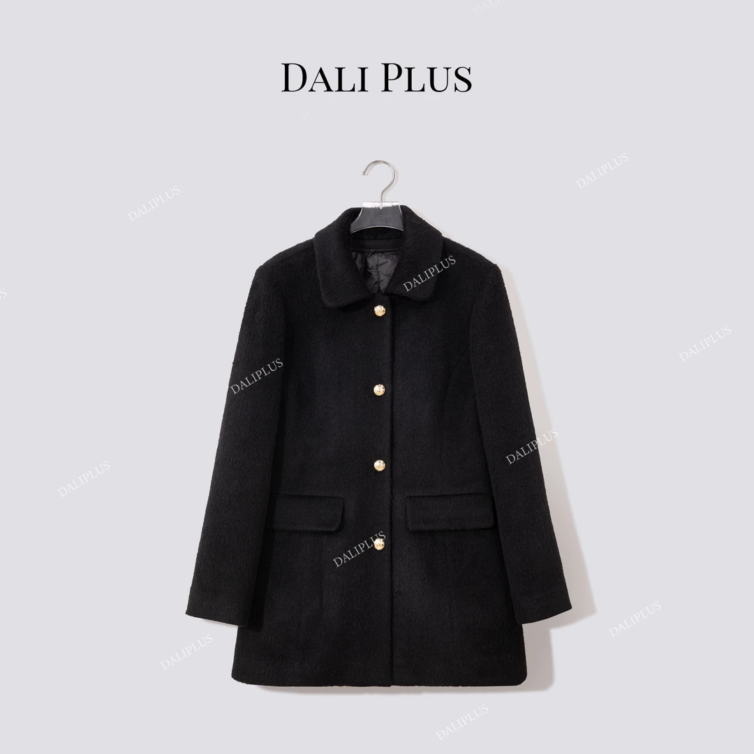 DALI PLUS20苏力呢子95白鹅绒”永不过时收腰战袍羽绒服-D5ST1610