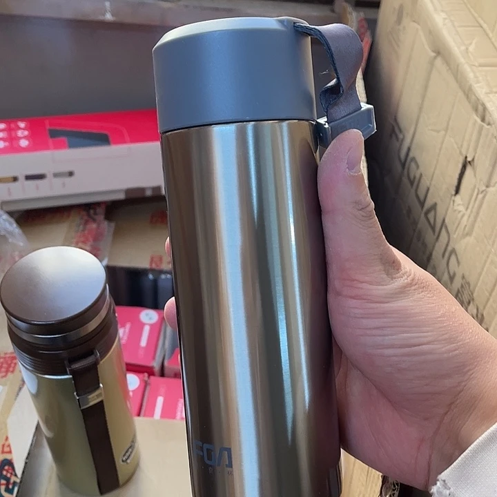 茶隔款玻璃富光保温杯提绳