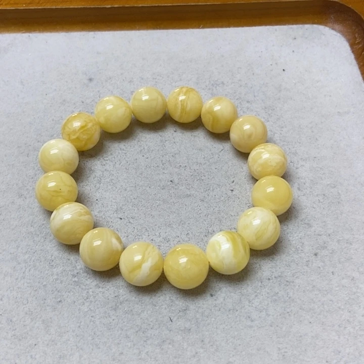 初***゜蜜蜡未镶嵌裸石手串