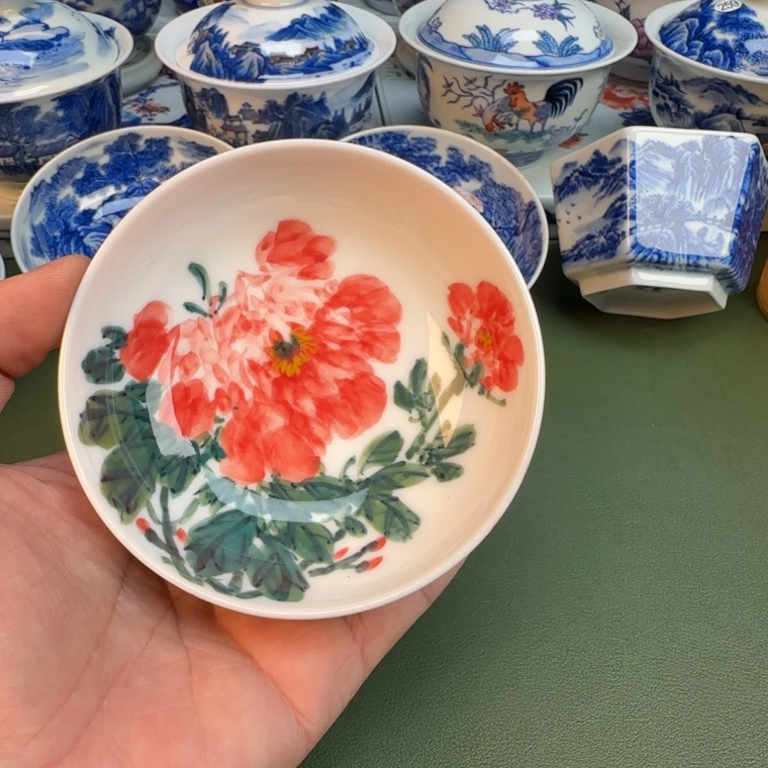 陶纯手工纯手绘茶具301