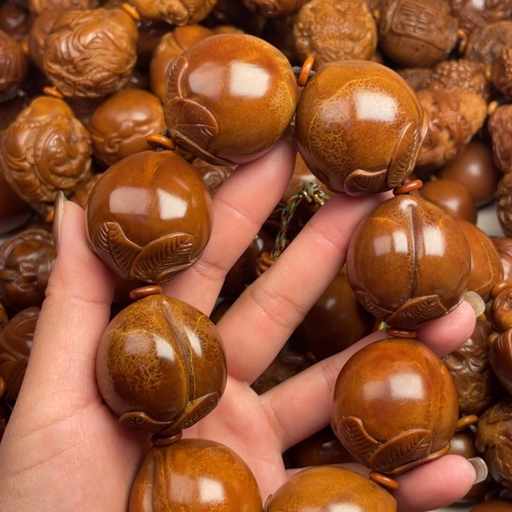 一***安橄榄核吊坠橄榄核手持