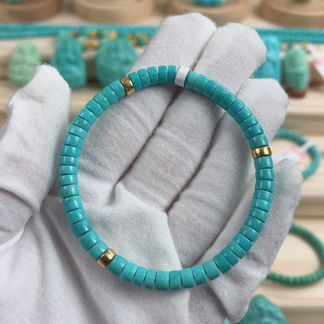 未镶嵌绿松石尺寸5.5mm