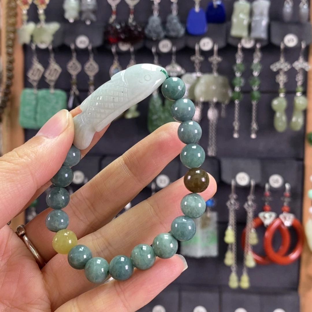 翡翠手链未镶嵌手链