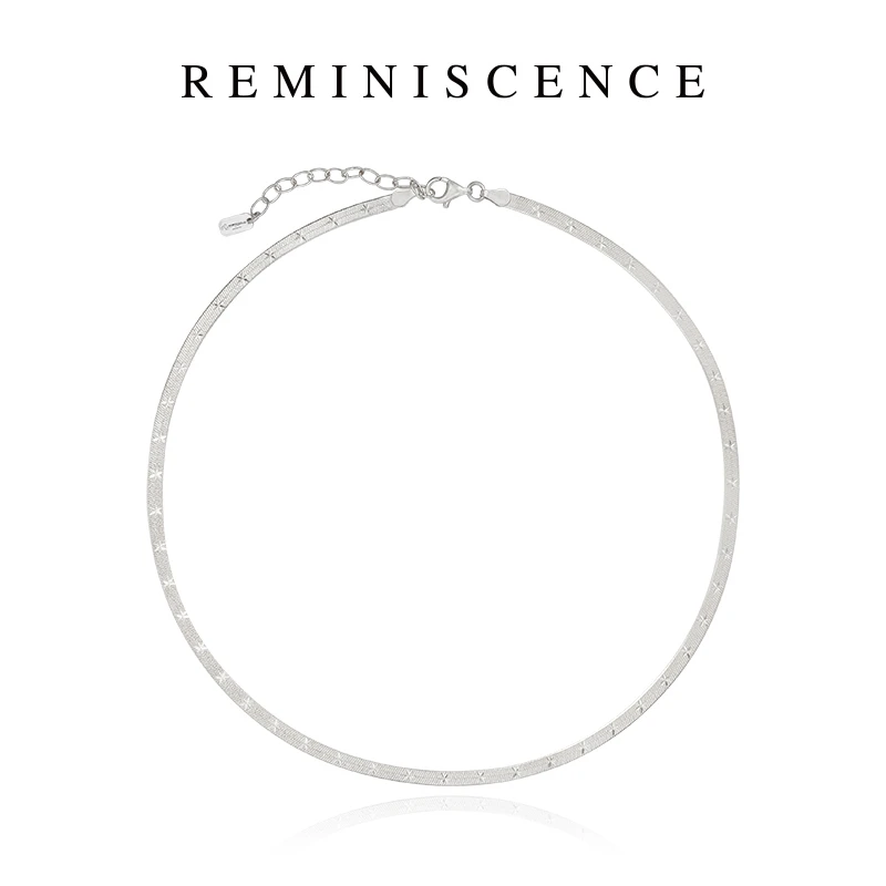 AZLOOK【法国品牌】Reminiscence Crush闪耀真我系列 蛇骨链-银色