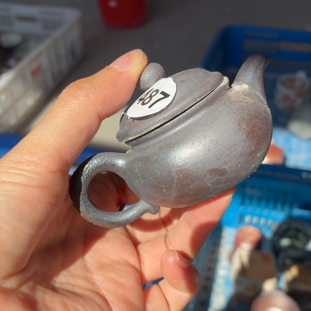 陶园柴烧精品高货487，摆件