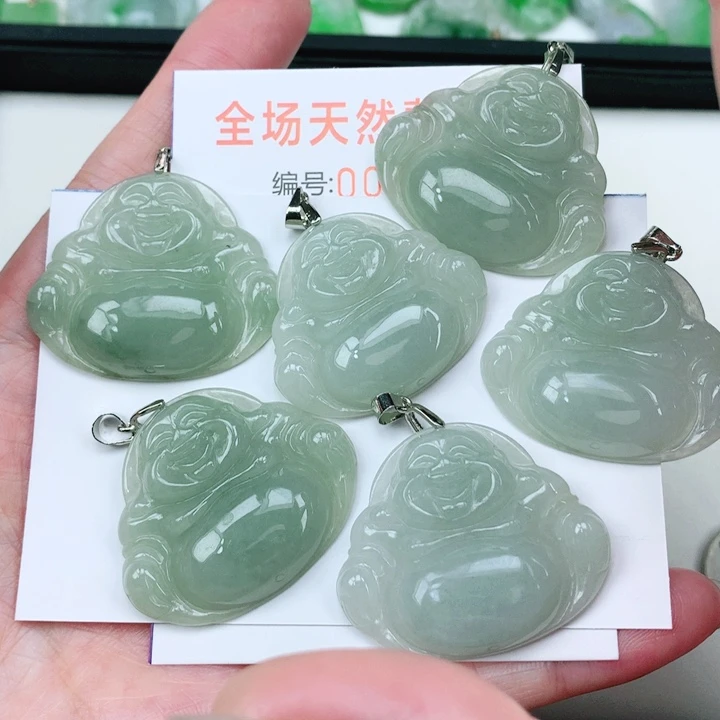 翡翠未镶嵌颈饰多样性发其1