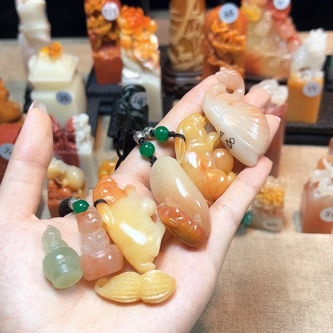 寿山石印石仙**诗寿山石印章