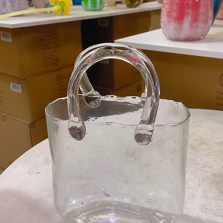 琉璃琉璃花瓶高28口18